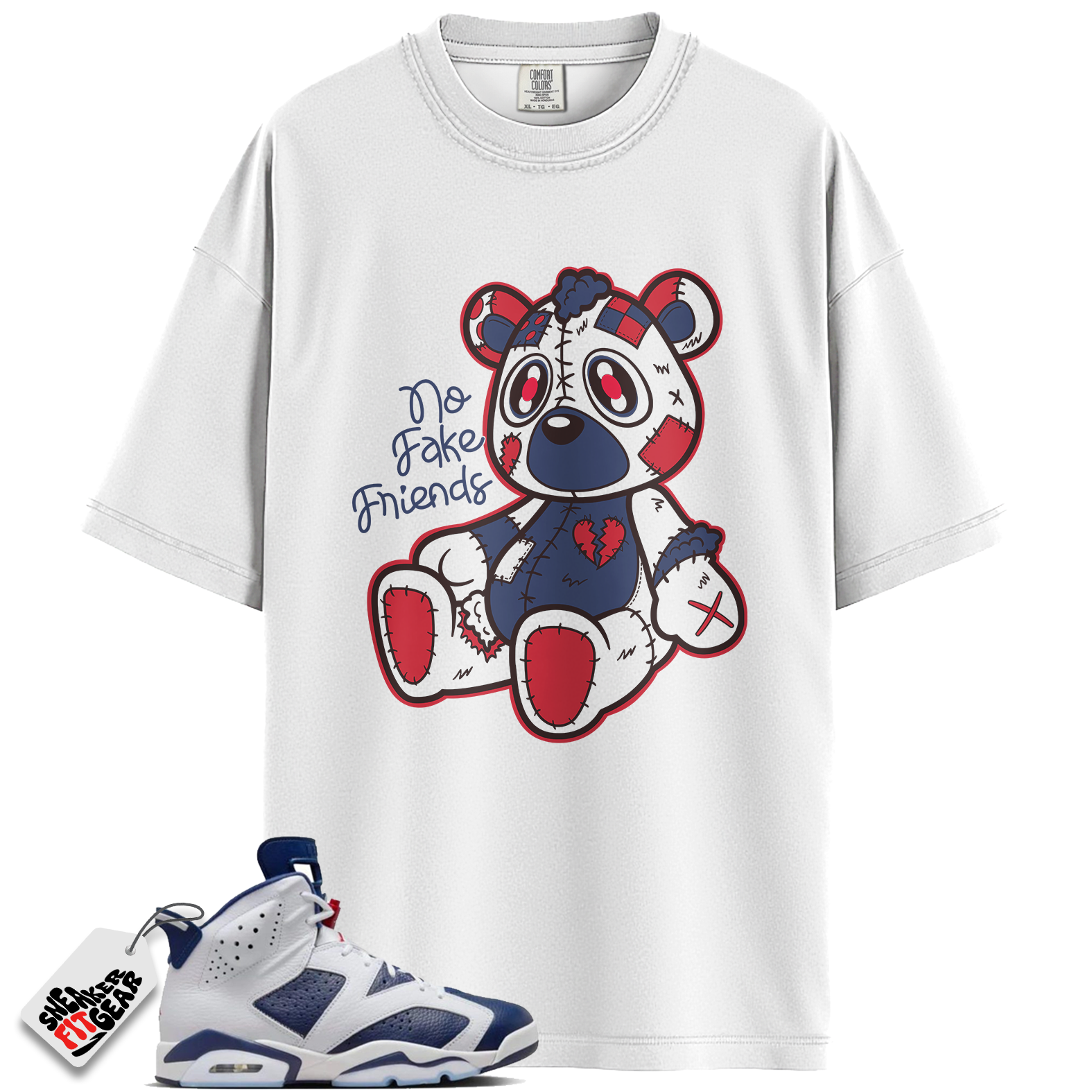 Jordan 6 Retro Olympic Match Shirts, Fake Friends Shirt To Match Jordan 6 Retro Olympic