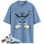 Jordan 6 UNC University Blue Match Shirts, Raging Face Sneaker Tee To Match Jordan 6 UNC University Blue