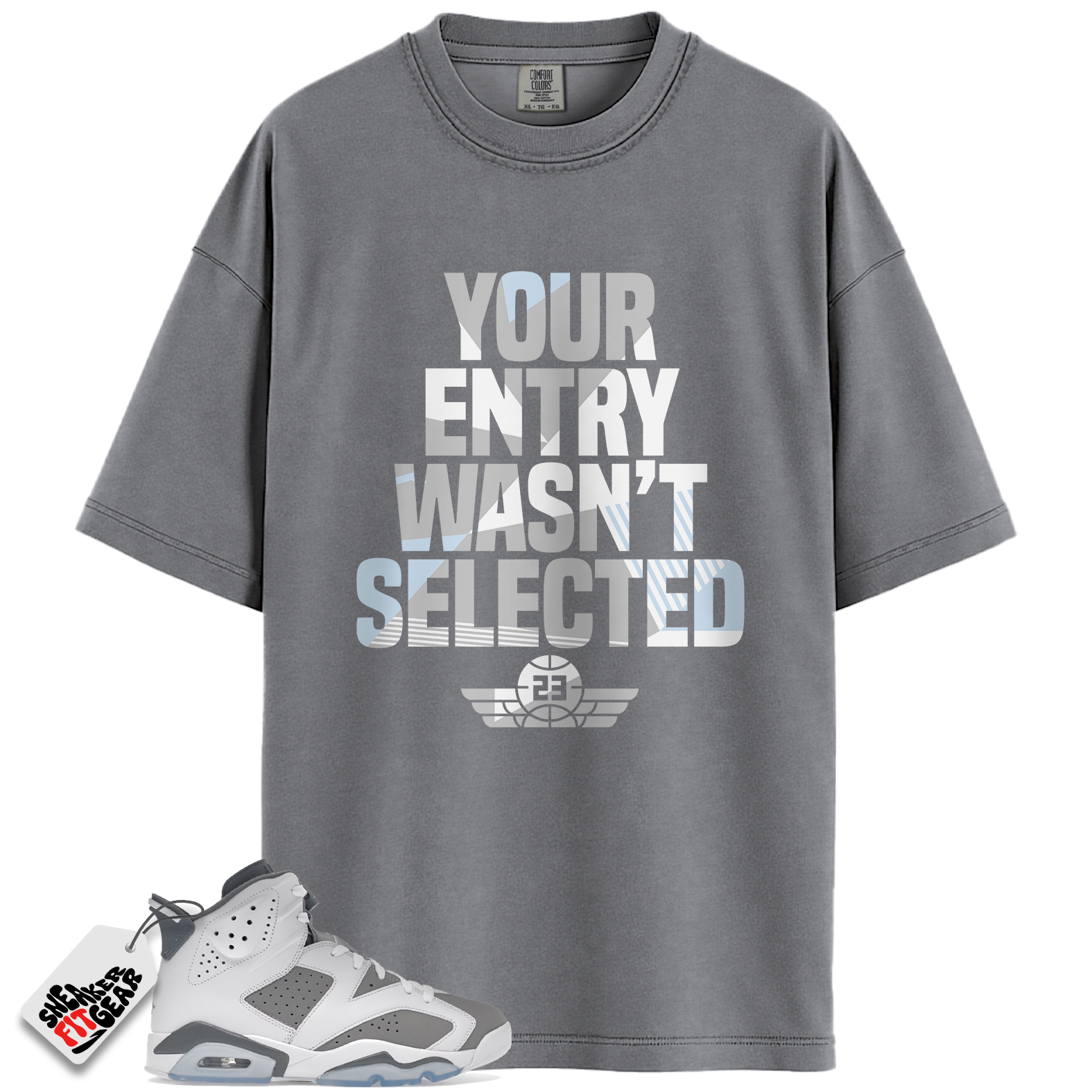 Jordan 6 Retro Cool Grey Match Shirts, Sneaker Raffle Shirt To Match Jordan 6 Retro Cool Grey