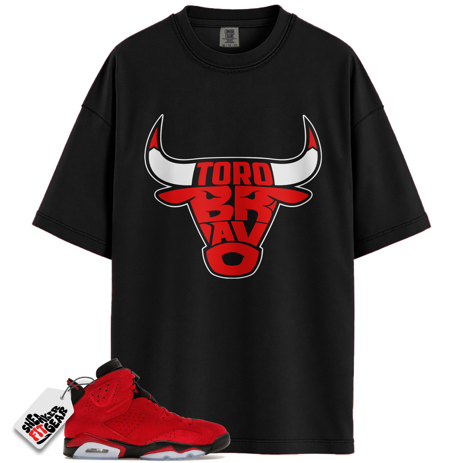 Jordan 6 Retro Toro Bravo Match Shirts, The Toro Bravo Sneaker Tee To Match Jordan 6 Retro Toro Bravo