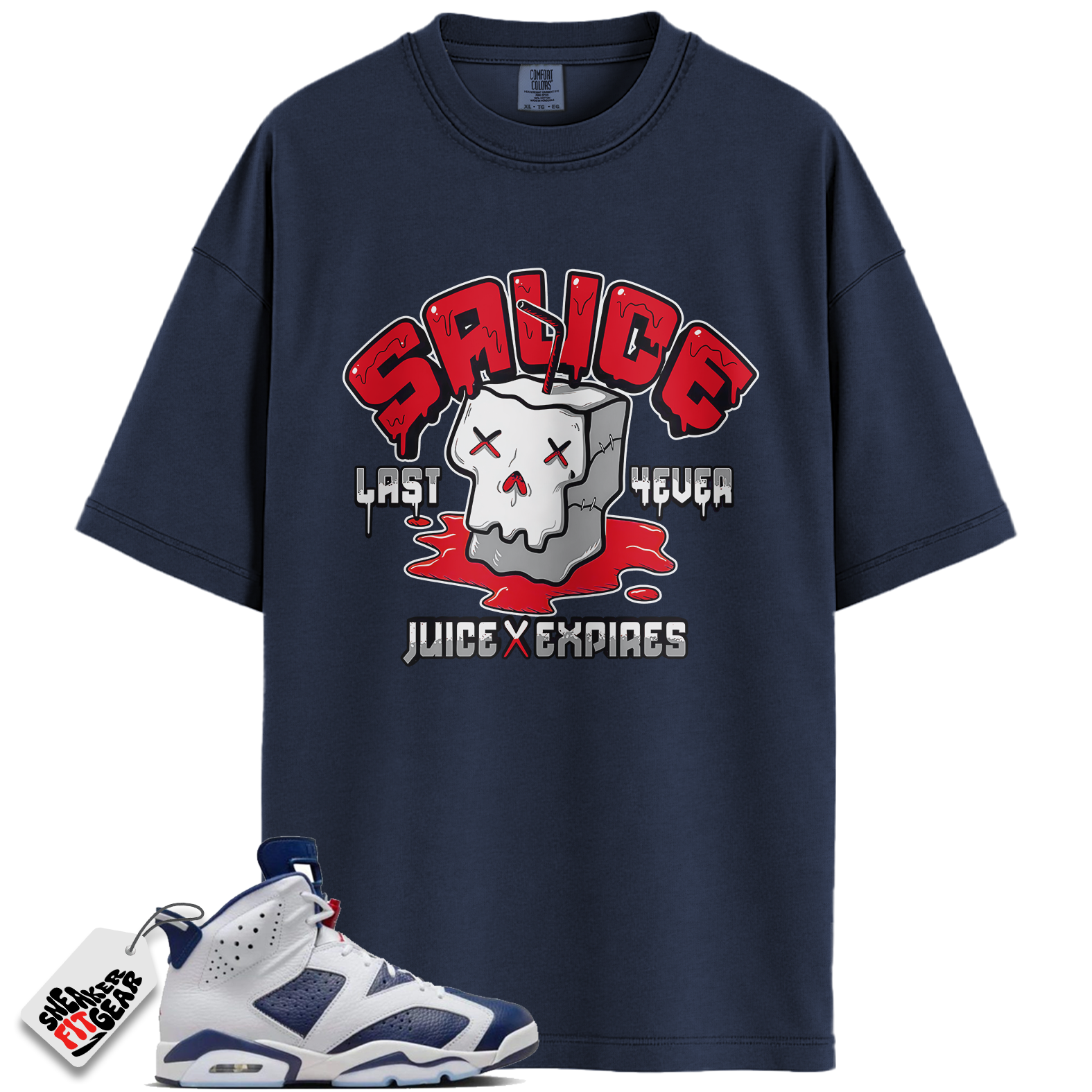 Jordan 6 Retro Olympic Match Shirts, RED SAUCE To Match Jordan 6 Retro Olympic