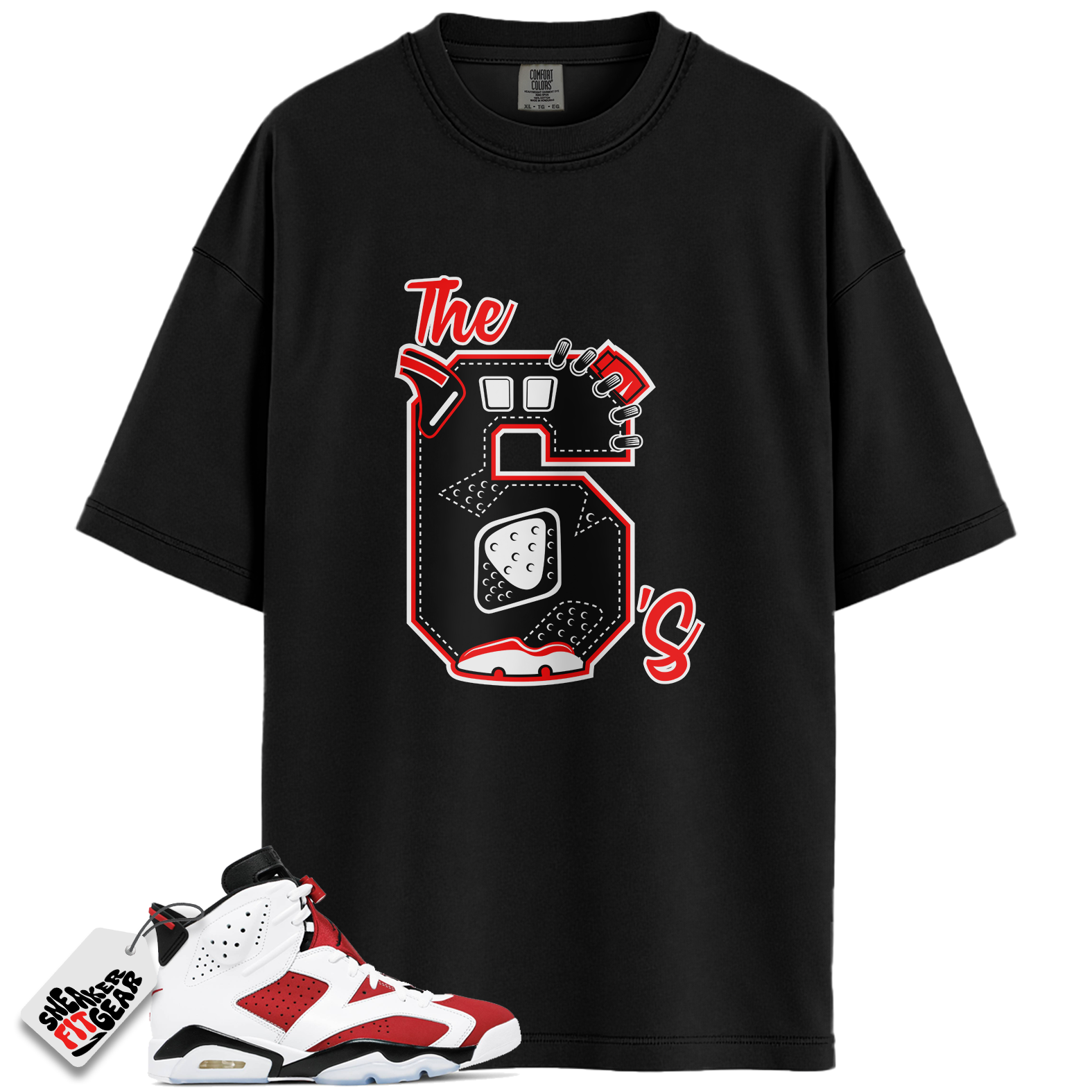 Jordan 6 Retro Carmine Match Shirts, The 6’s Sneaker Tees To Match Jordan 6 Retro Carmine