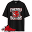 Jordan 6 Retro Toro Bravo Match Shirts, RED CHERRY BOMBS To Match Jordan 6 Retro Toro Bravo