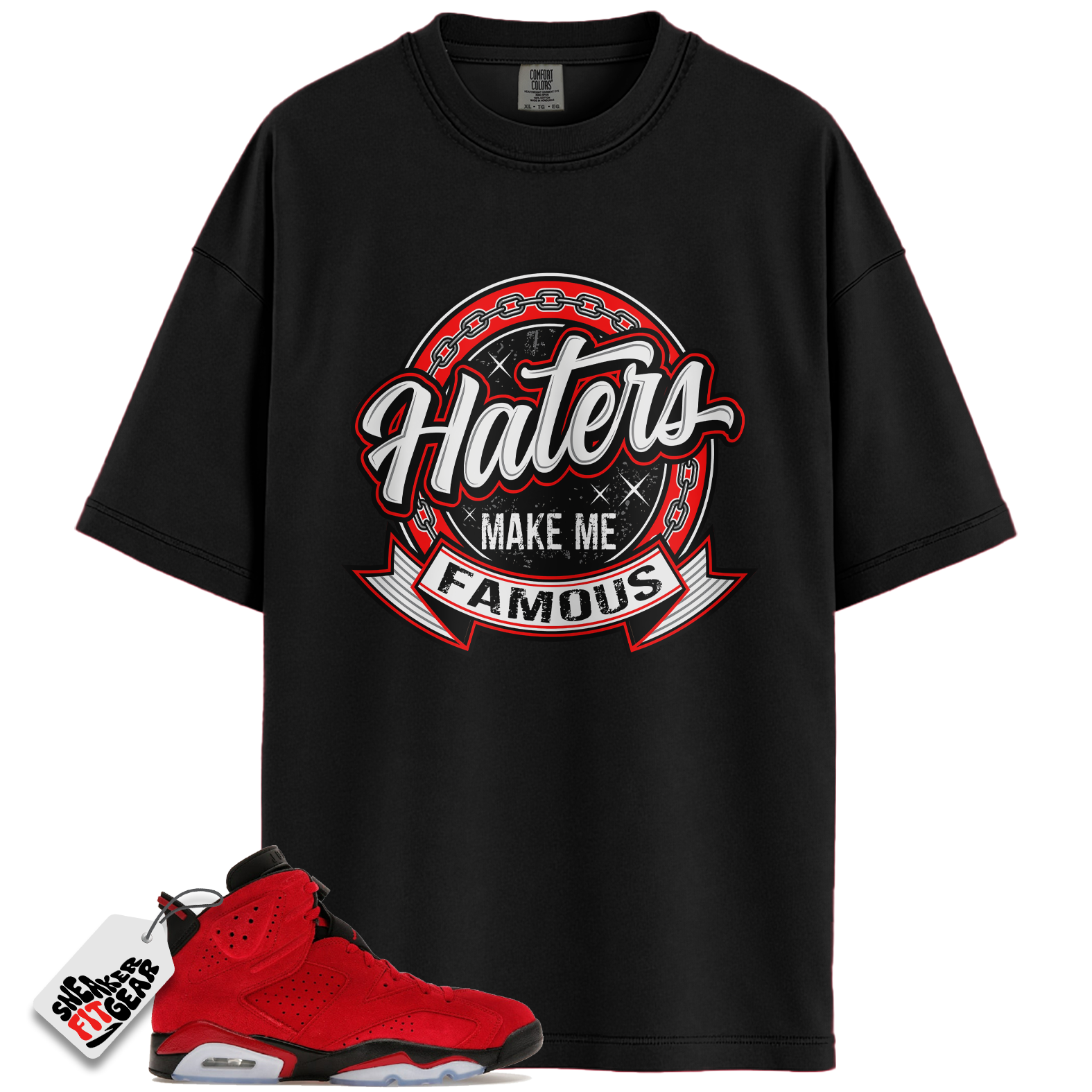 Jordan 6 Retro Toro Bravo Match Shirts, Haters Shirt To Match Jordan 6 Retro Toro Bravo