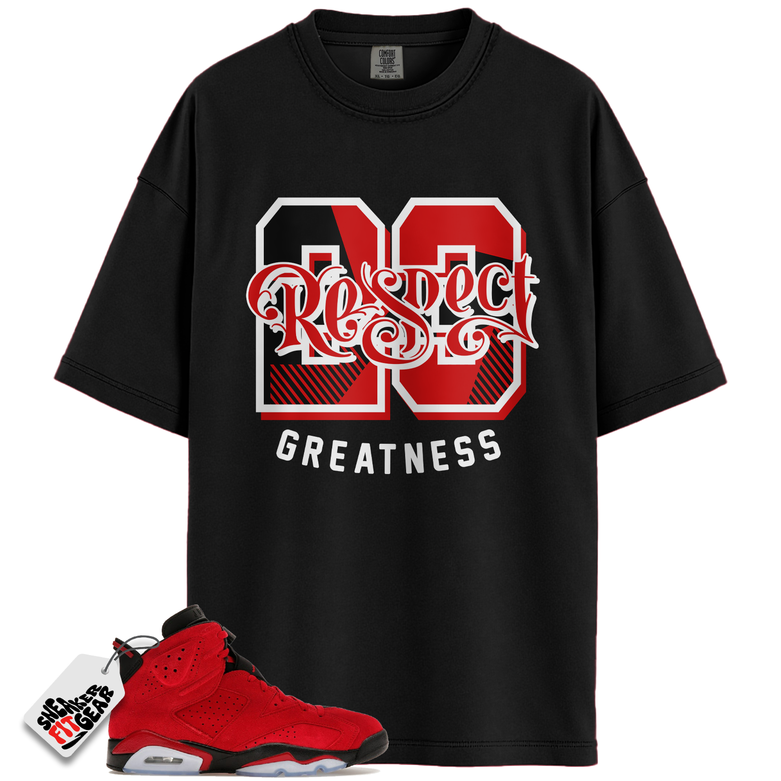 Jordan 6 Retro Toro Bravo Match Shirts, 23 Respect To Match Jordan 6 Retro Toro Bravo Main image