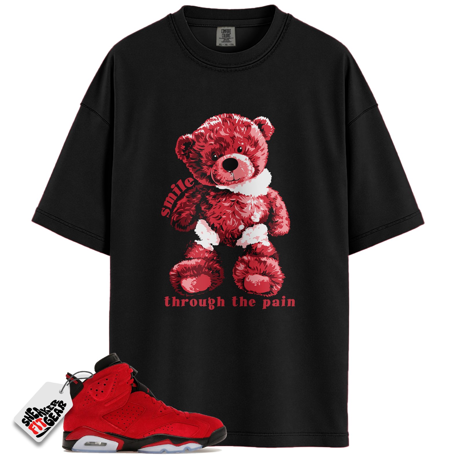 Jordan 6 Retro Toro Bravo Match Shirts, Through The Pain Shirt To Match Jordan 6 Retro Toro Bravo
