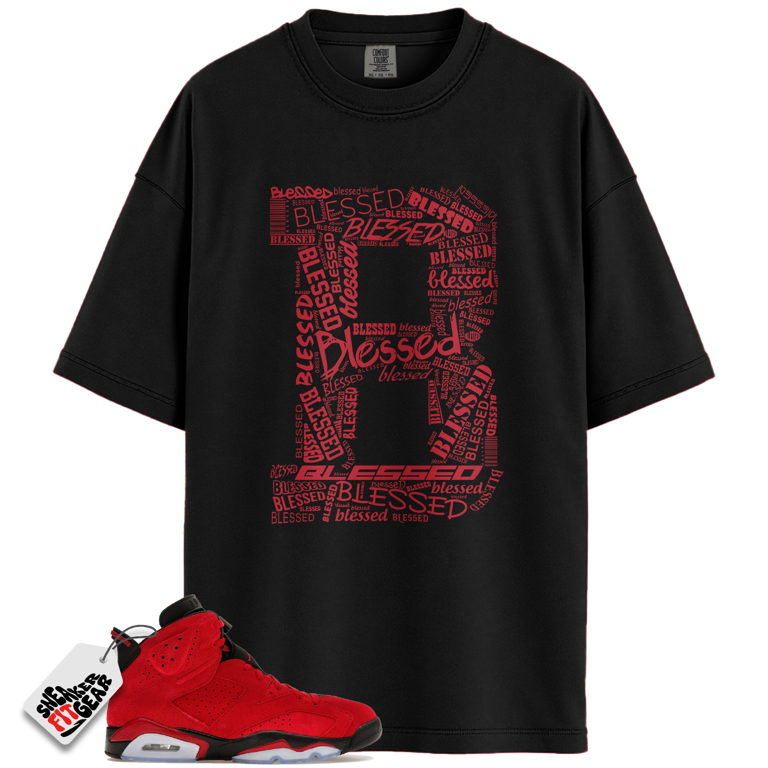 Jordan 6 Retro Toro Bravo Match Shirts, Blessed B Shirt To Match Jordan 6 Retro Toro Bravo