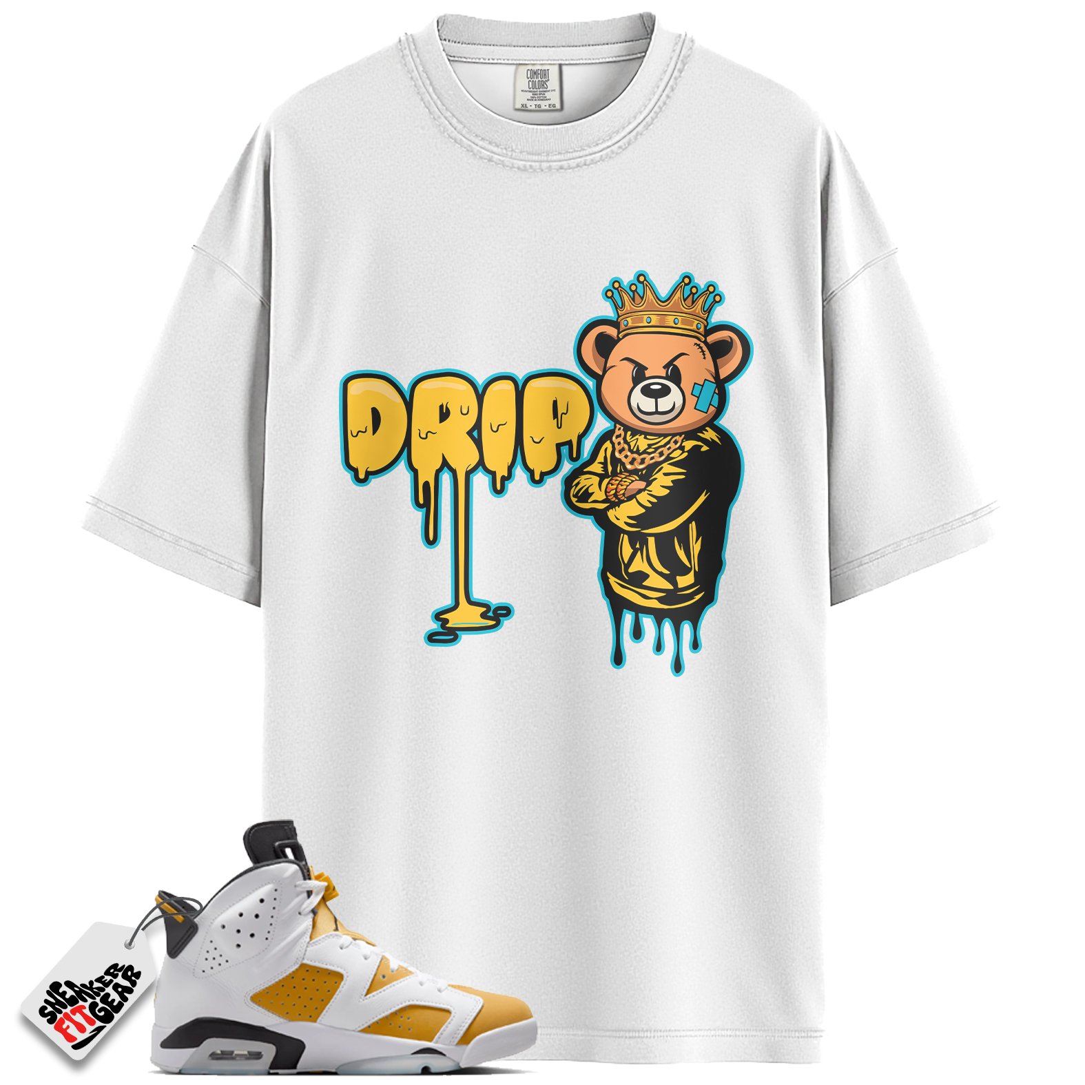 Jordan 6 Retro Yellow Ochre Match Shirts, Drip Shirt To Match Jordan 6 Retro Yellow Ochre