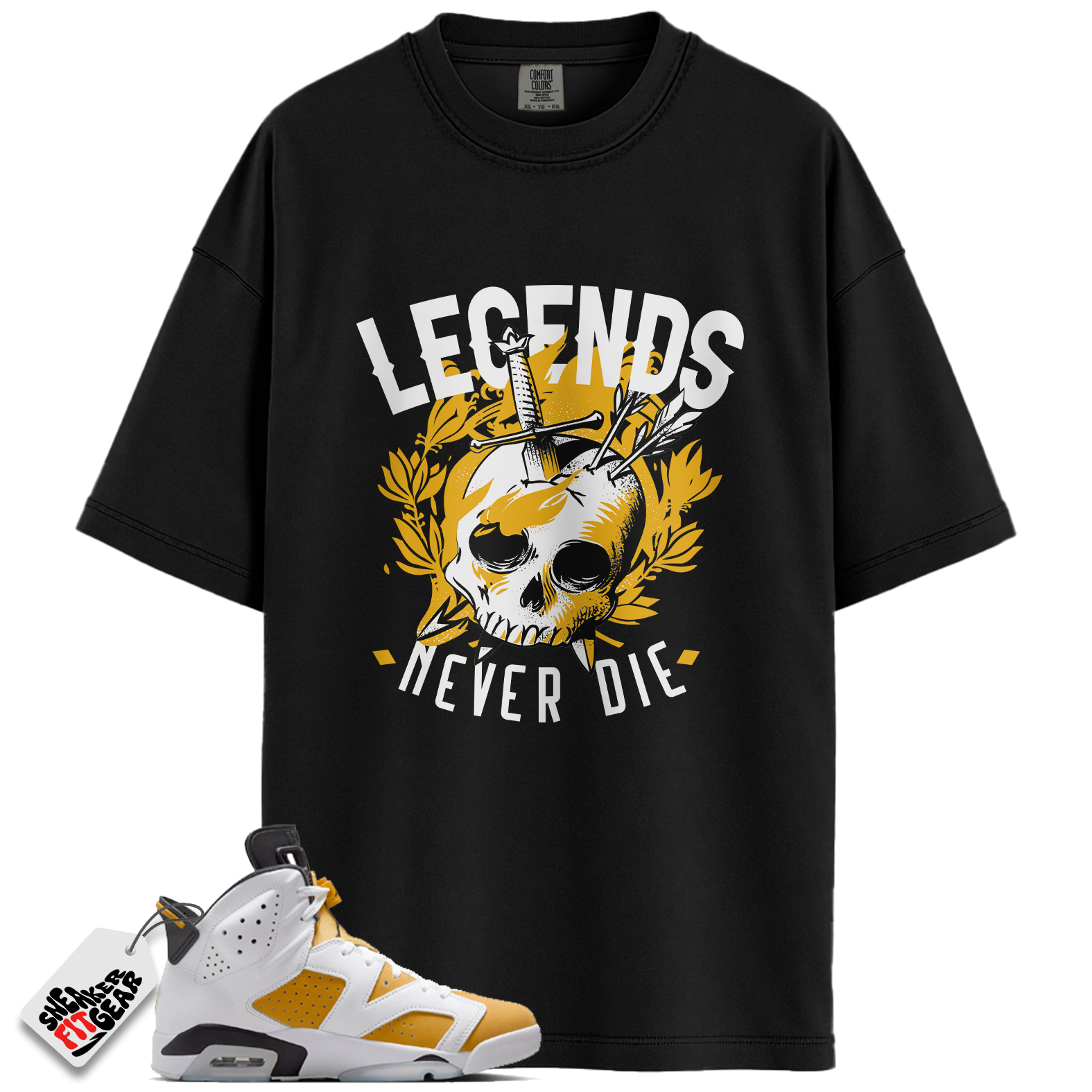 Jordan 6 Retro Yellow Ochre Match Shirts, Blessed Shirt To Match Jordan 6 Retro Yellow Ochre