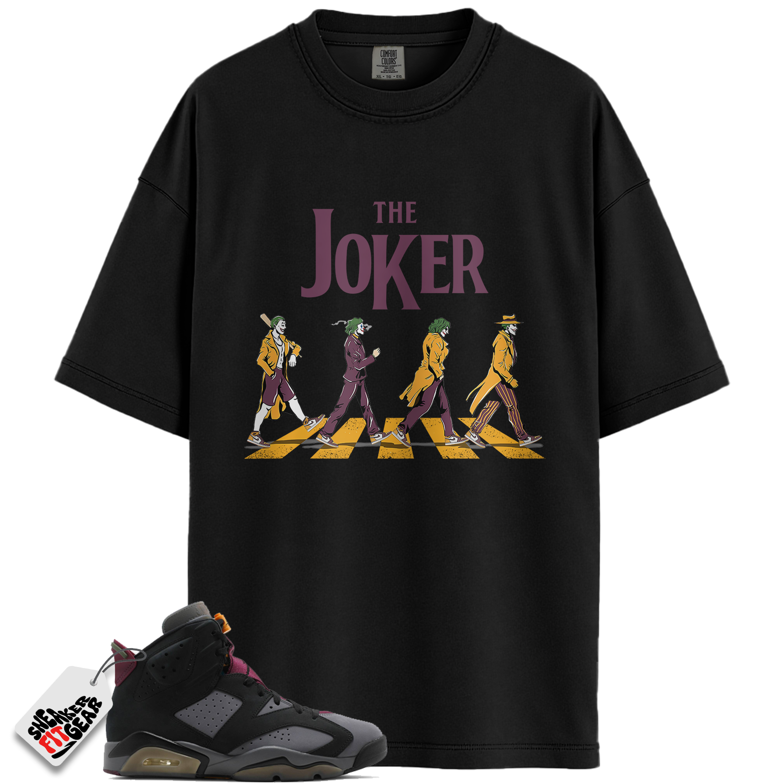 Jordan 6 Retro Bordeaux Match Shirts, The Joker Shirt To Match Jordan 6 Retro Bordeaux
