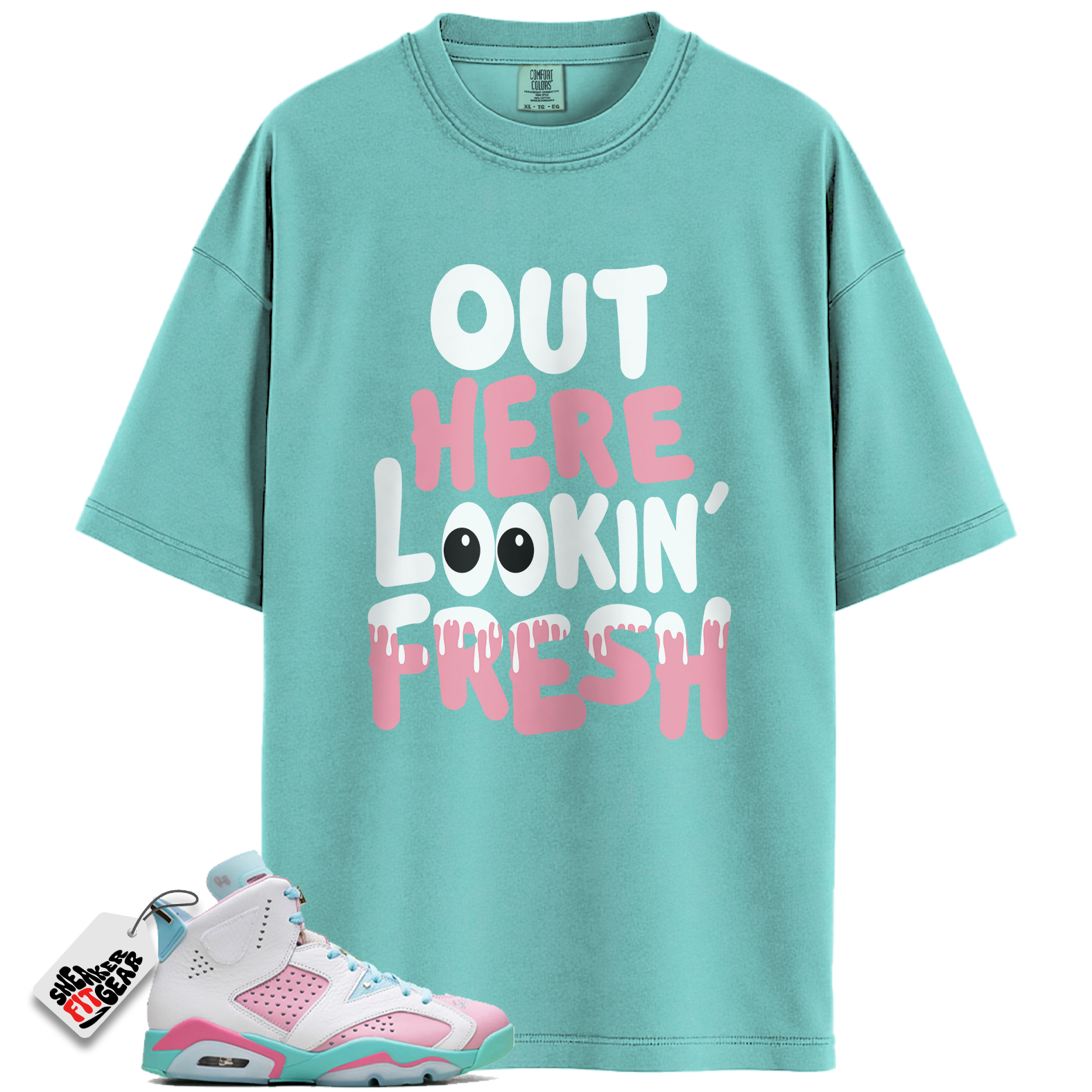 Women's Jordan 6 Retro Doernbecher Jillian Match Shirts, Lookin' Fresh Shirt To Match Women's Jordan 6 Retro Doernbecher Jillian Main image