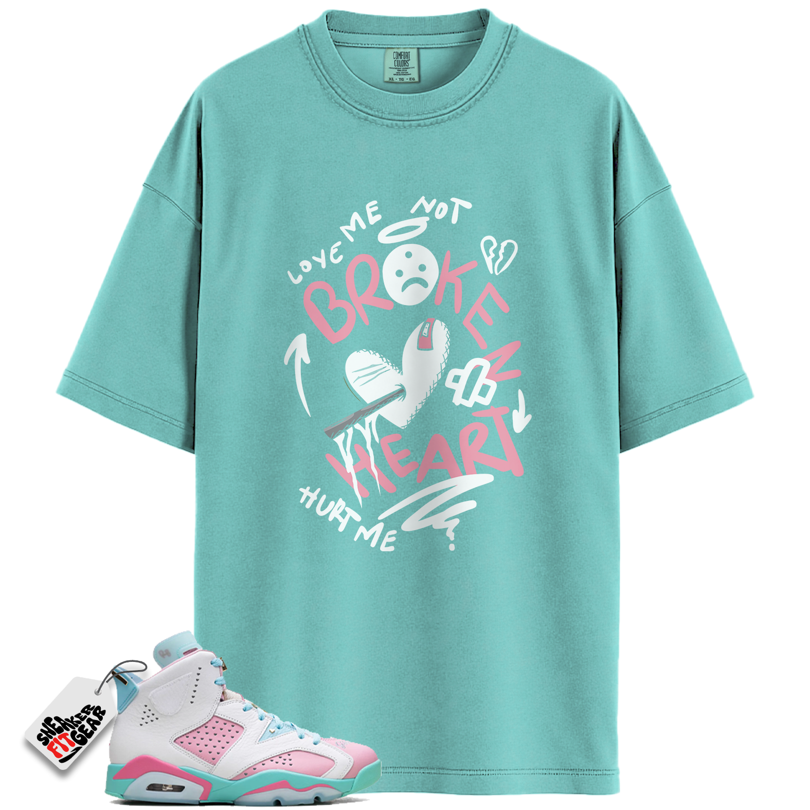 Women's Jordan 6 Retro Doernbecher Jillian Match Shirts, Broken Heart Shirt To Match Women's Jordan 6 Retro Doernbecher Jillian Main image