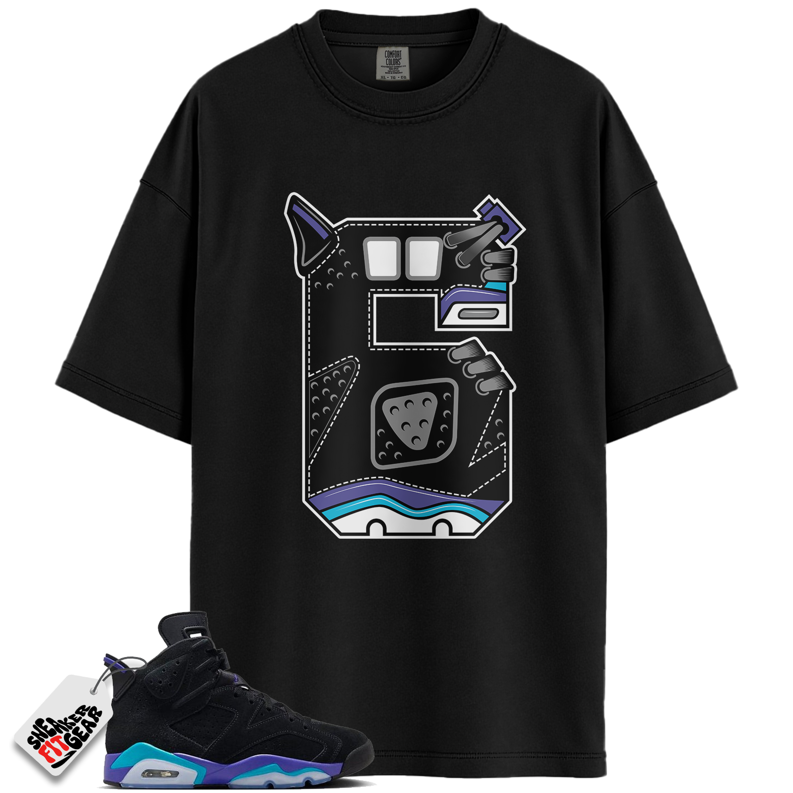 Jordan 6 Retro Aqua Match Shirts, The 6’s Sneaker Tees To Match Jordan 6 Retro Aqua Main image