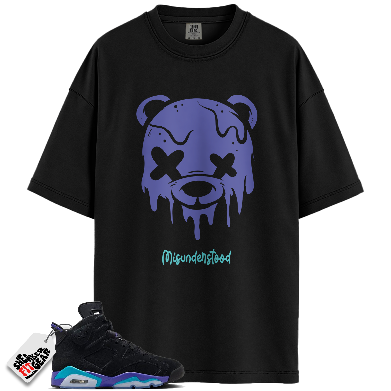 Jordan 6 Retro Aqua Match Shirts, Misunderstood Shirt To Match Jordan 6 Retro Aqua