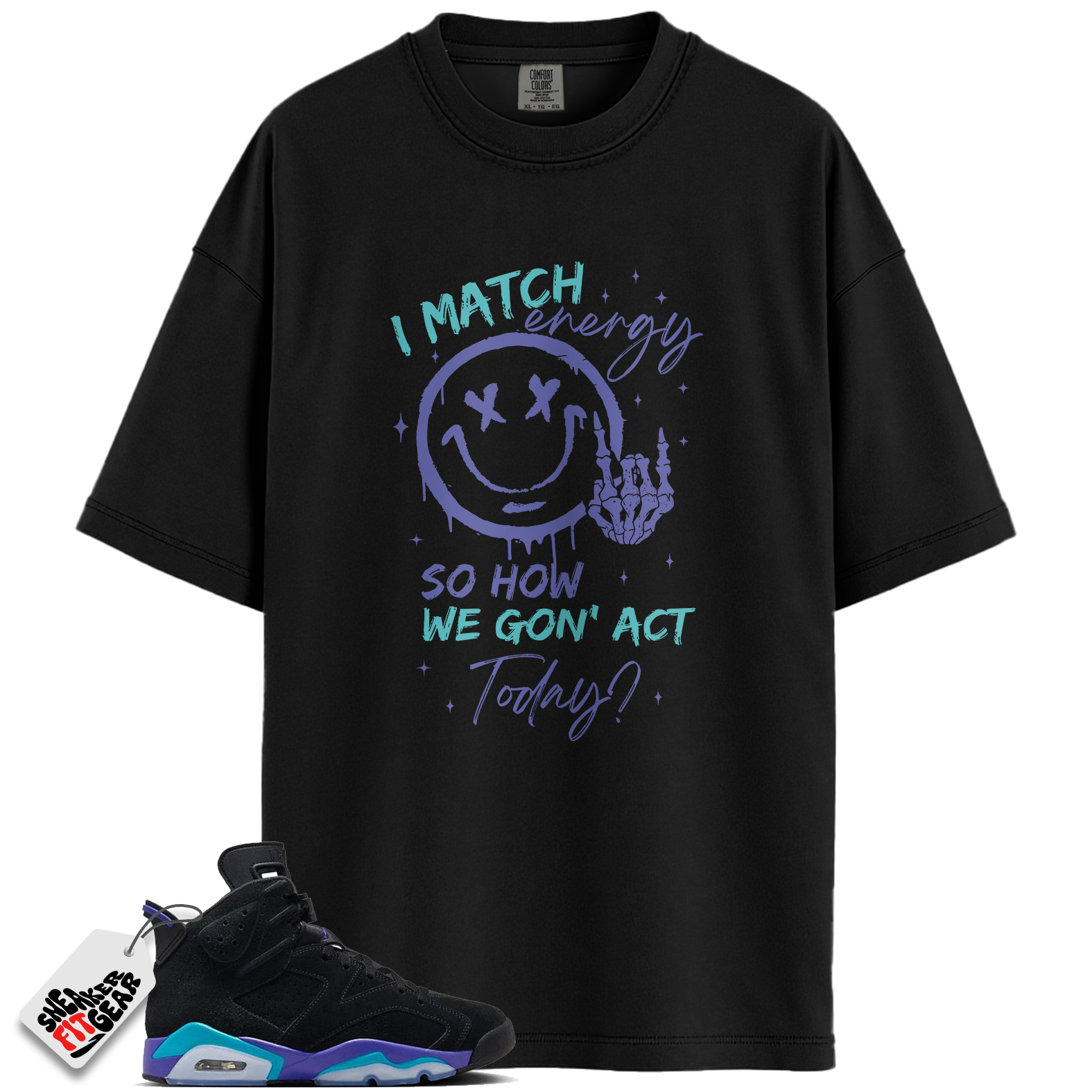 Jordan 6 Retro Aqua Match Shirts, Match Energy Shirt To Match Jordan 6 Retro Aqua