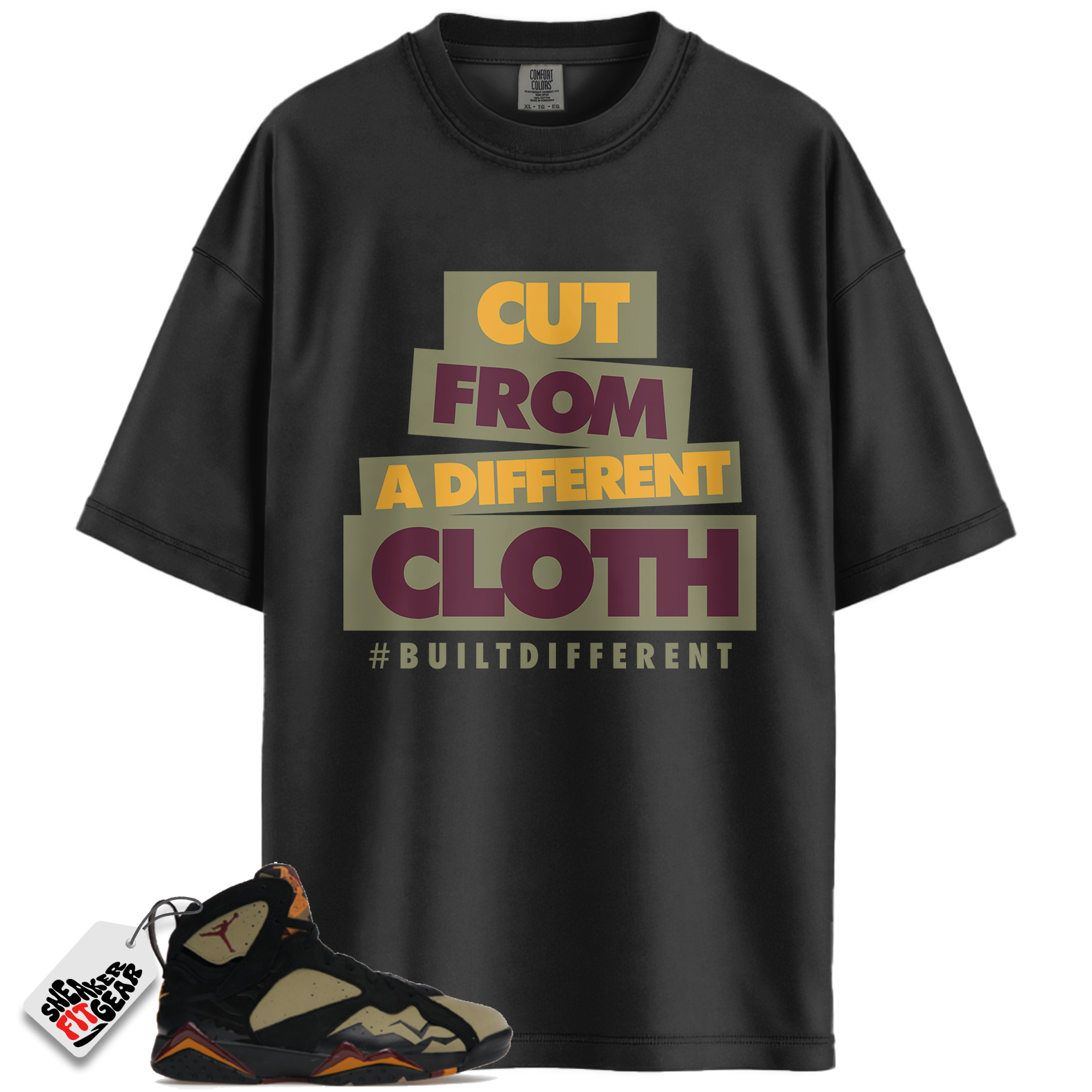 Jordan 7 Retro Black Olive Match Shirts, CLOTH Shirt To Match Jordan 7 Retro Black Olive
