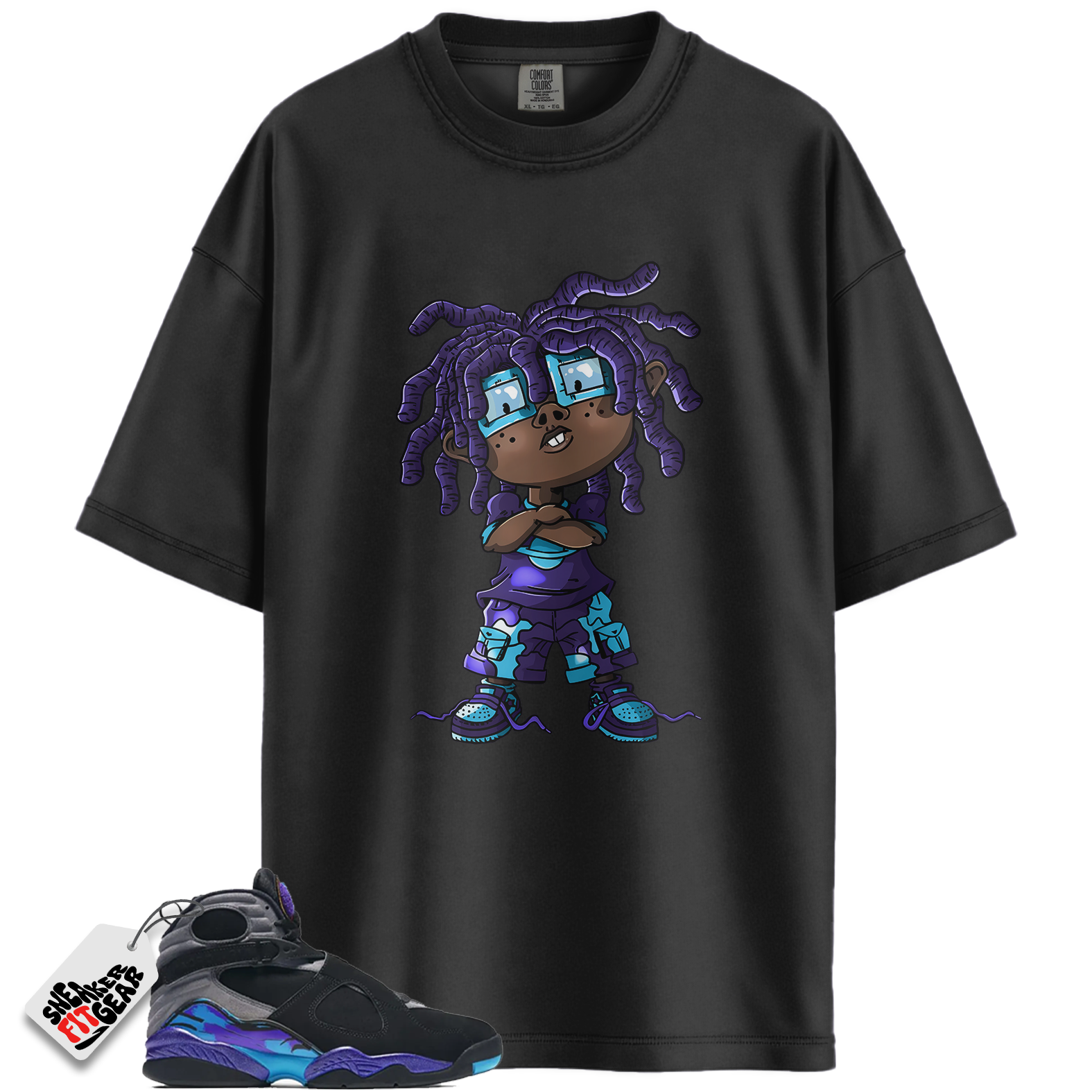Jordan 8 Retro Aqua (2025) Match Shirts, CHONGO To Match Jordan 8 Retro Aqua (2025)