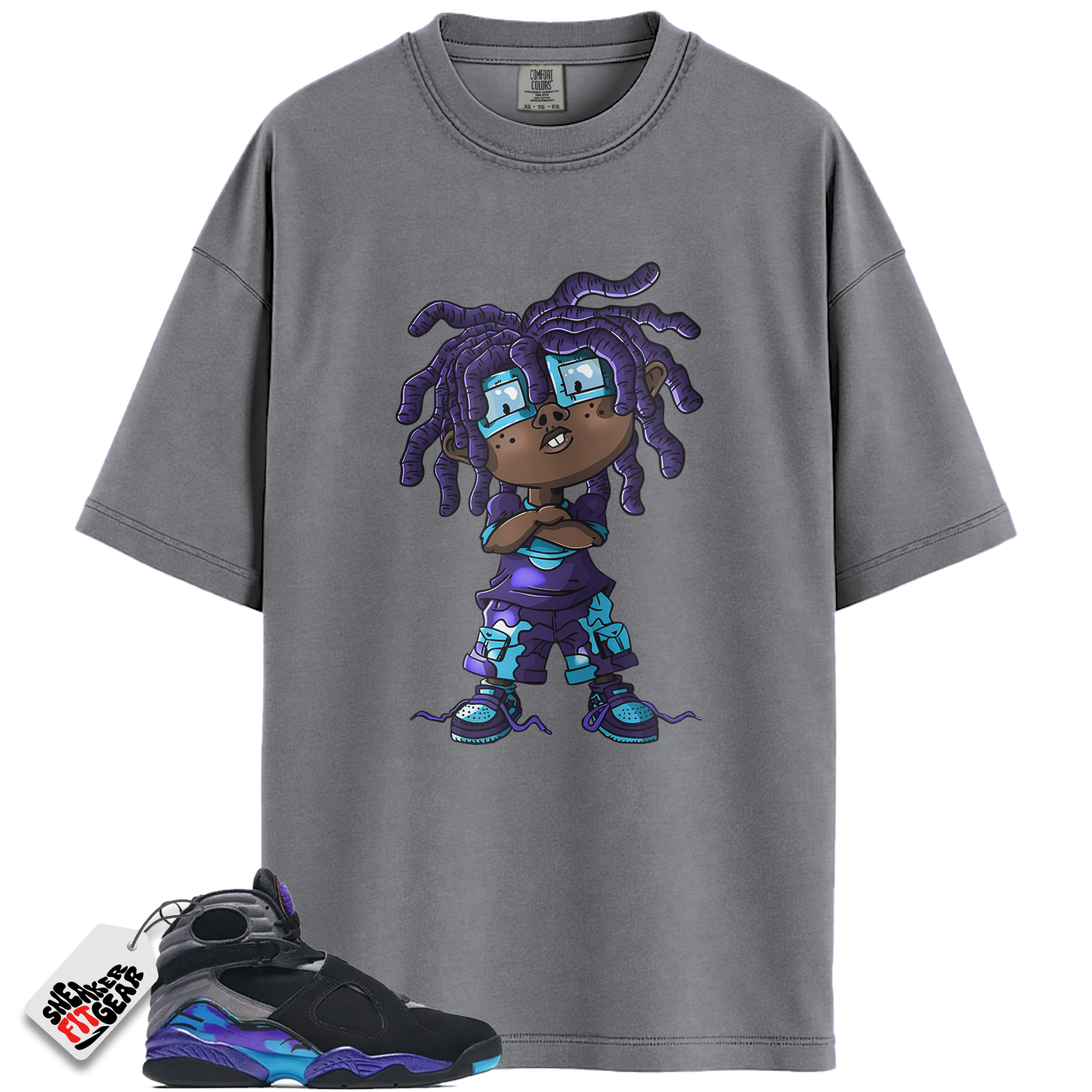 Jordan 8 Retro Aqua (2025) Match Shirts, CHONGO To Match Jordan 8 Retro Aqua (2025)