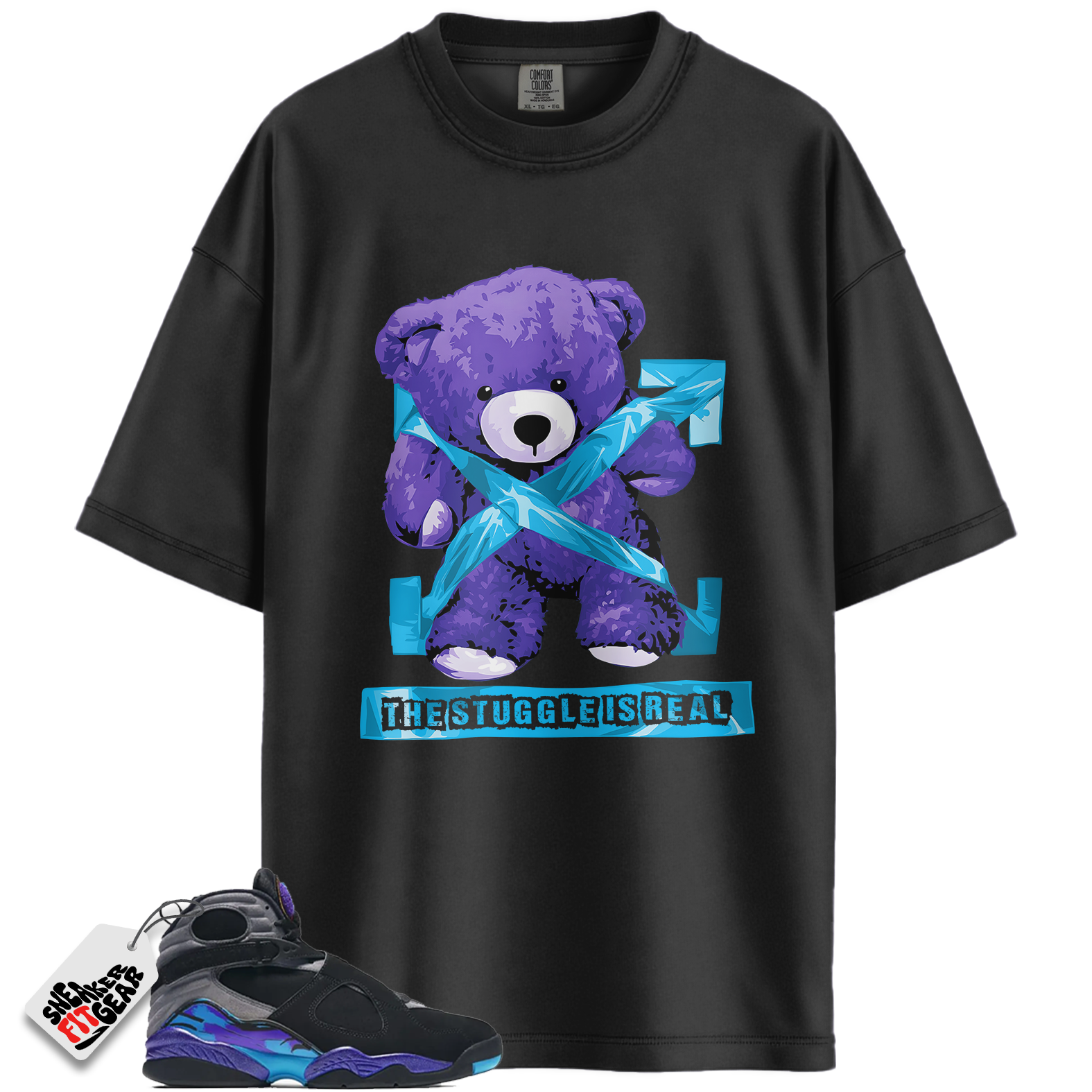 Jordan 8 Retro Aqua (2025) Match Shirts, STRUG To Match Jordan 8 Retro Aqua (2025)