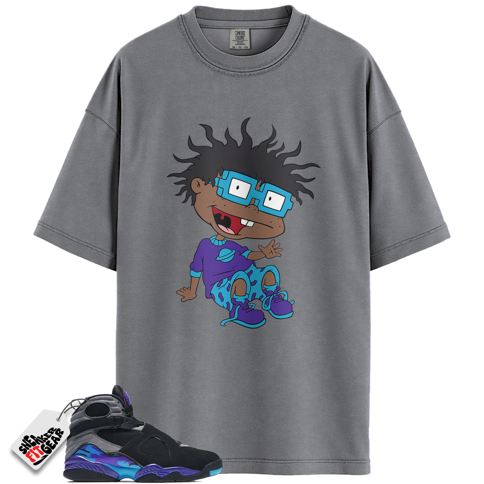 Jordan 8 Retro Aqua (2025) Match Shirts, FINSTER To Match Jordan 8 Retro Aqua (2025)