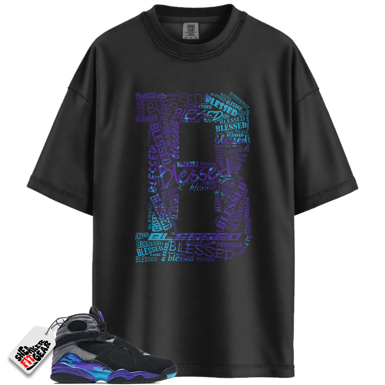 Jordan 8 Retro Aqua (2025) Match Shirts, B BLS To Match Jordan 8 Retro Aqua (2025)
