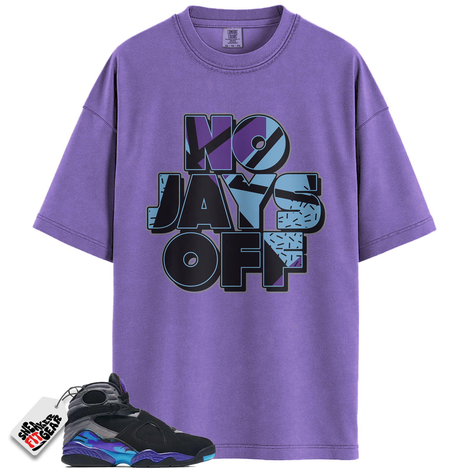 Jordan 8 Retro Aqua (2025) Match Shirts, Jay All Day Sneaker Shirt To Match Jordan 8 Retro Aqua (2025) Main image