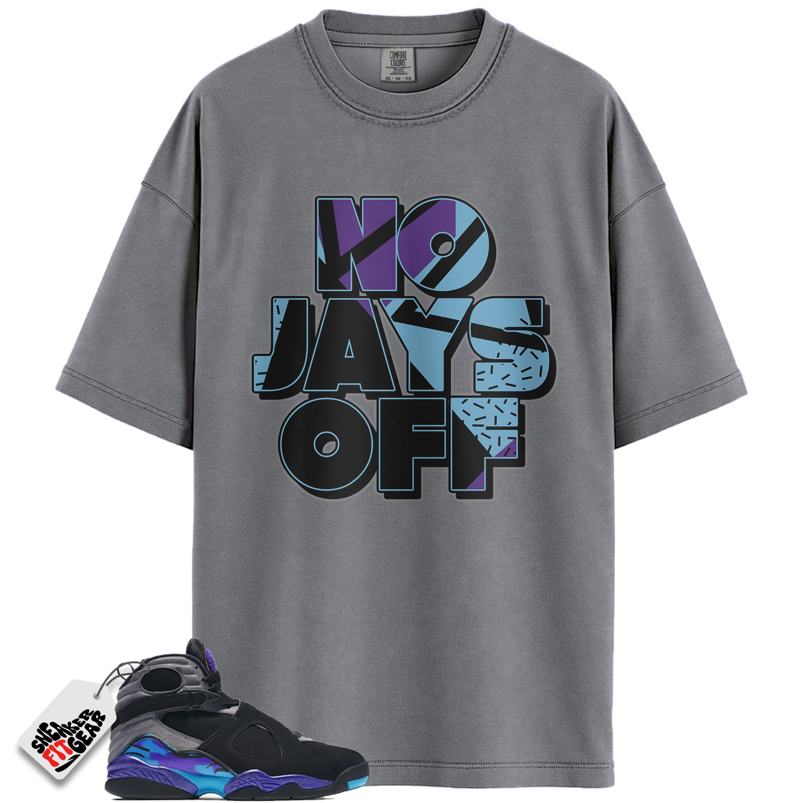 Jordan 8 Retro Aqua (2025) Match Shirts, Jay All Day Sneaker Shirt To Match Jordan 8 Retro Aqua (2025)