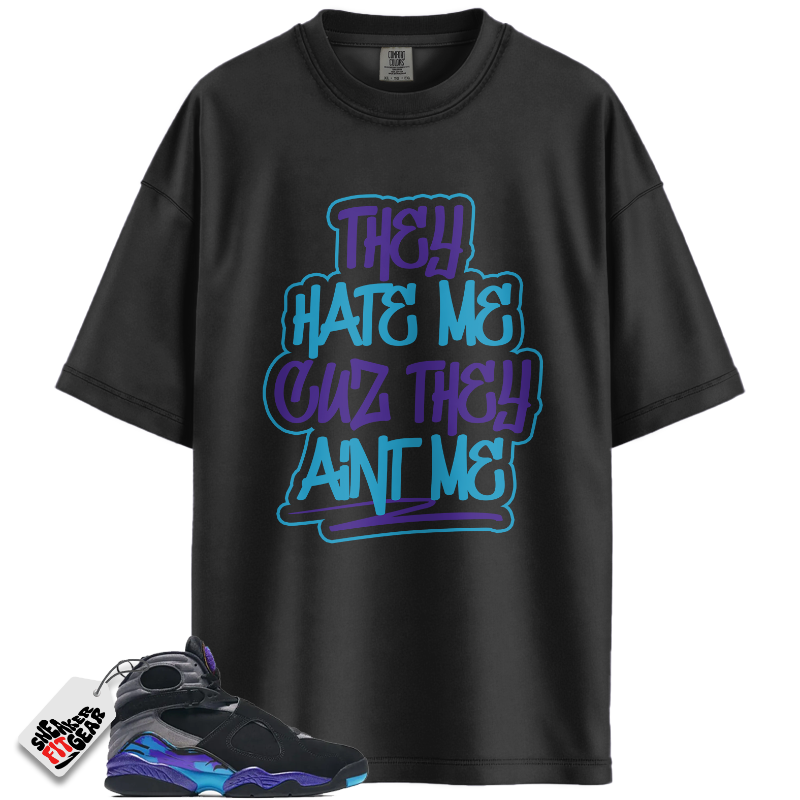Jordan 8 Retro Aqua (2025) Match Shirts, AINTME To Match Jordan 8 Retro Aqua (2025)