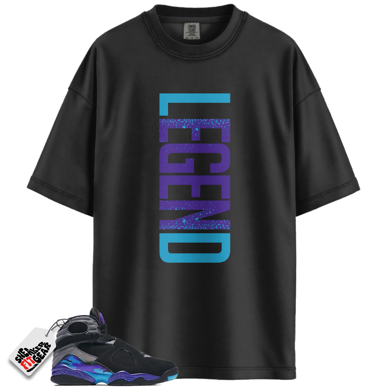 Jordan 8 Retro Aqua (2025) Match Shirts, LEGEND To Match Jordan 8 Retro Aqua (2025)