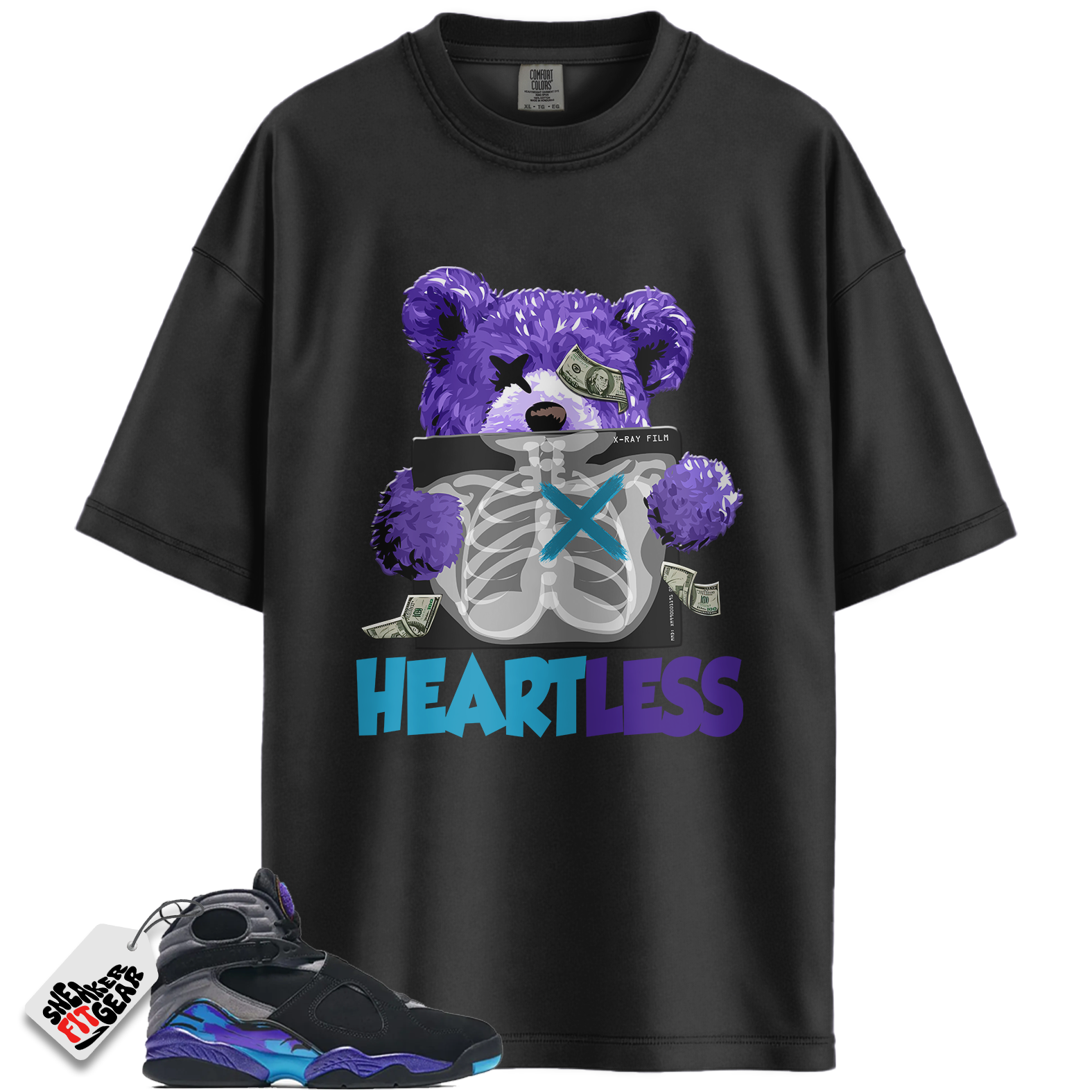 Jordan 8 Retro Aqua (2025) Match Shirts, HEART To Match Jordan 8 Retro Aqua (2025) Main image