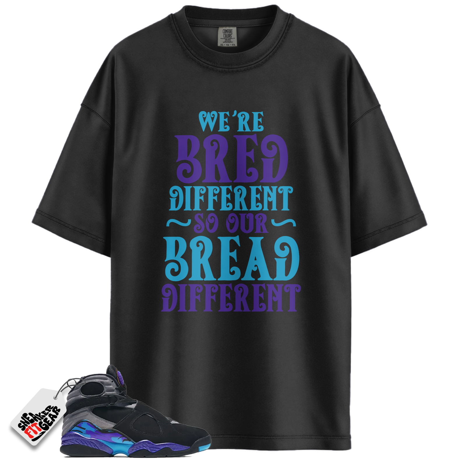 Jordan 8 Retro Aqua (2025) Match Shirts, BREAD To Match Jordan 8 Retro Aqua (2025)