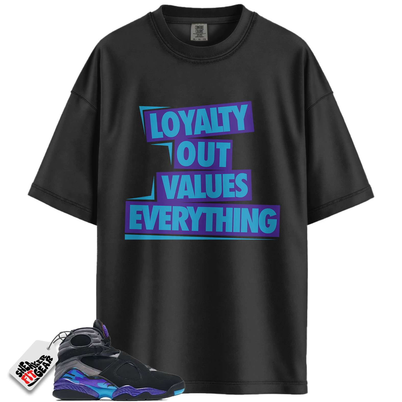 Jordan 8 Retro Aqua (2025) Match Shirts, LOVE To Match Jordan 8 Retro Aqua (2025)