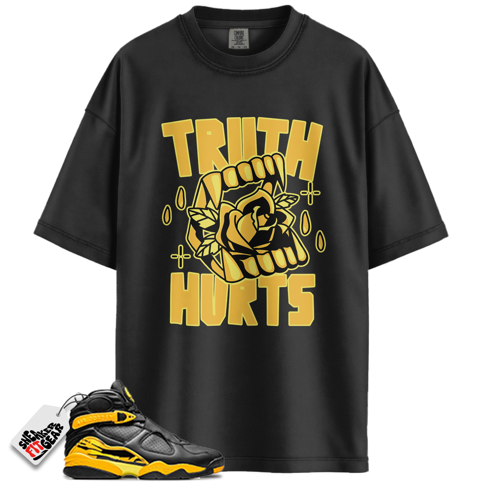 Women's Jordan 8 Retro Taxi Match Shirts, Truth Hurts Taxi Shirt To Match Women's Jordan 8 Retro Taxi Main image
