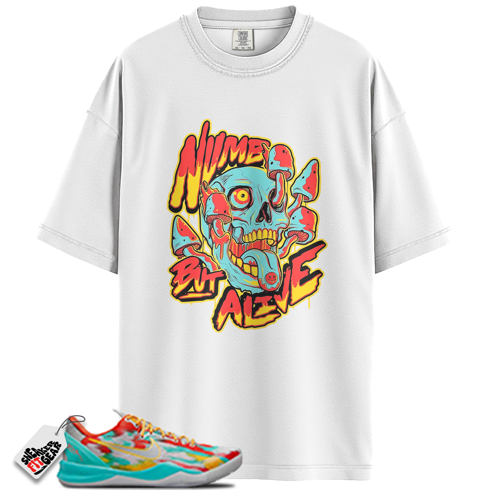 Jordan 8 Kobe Venice Match Shirts, VENICE NUMB BUT ALIVE To Match Jordan 8 Kobe Venice