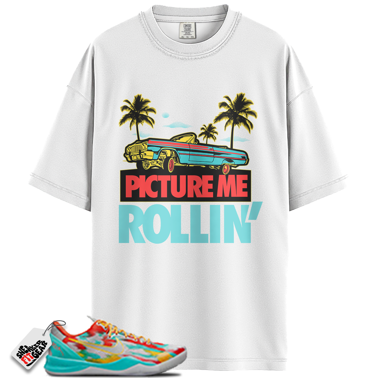 Jordan 8 Kobe Venice Match Shirts, VENICE PMR To Match Jordan 8 Kobe Venice Main image