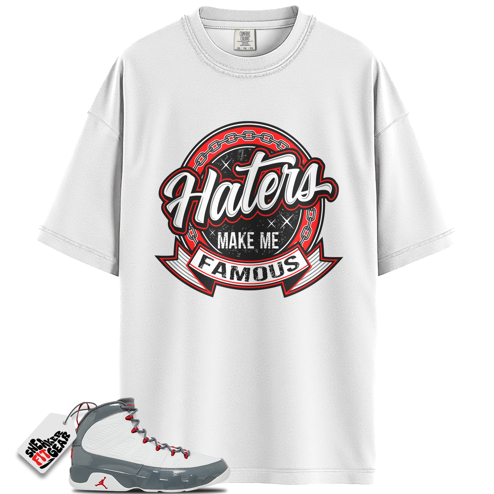 Jordan 9 Retro Fire Red Match Shirts, Haters Sneaker Match Shirts To Match Jordan 9 Retro Fire Red