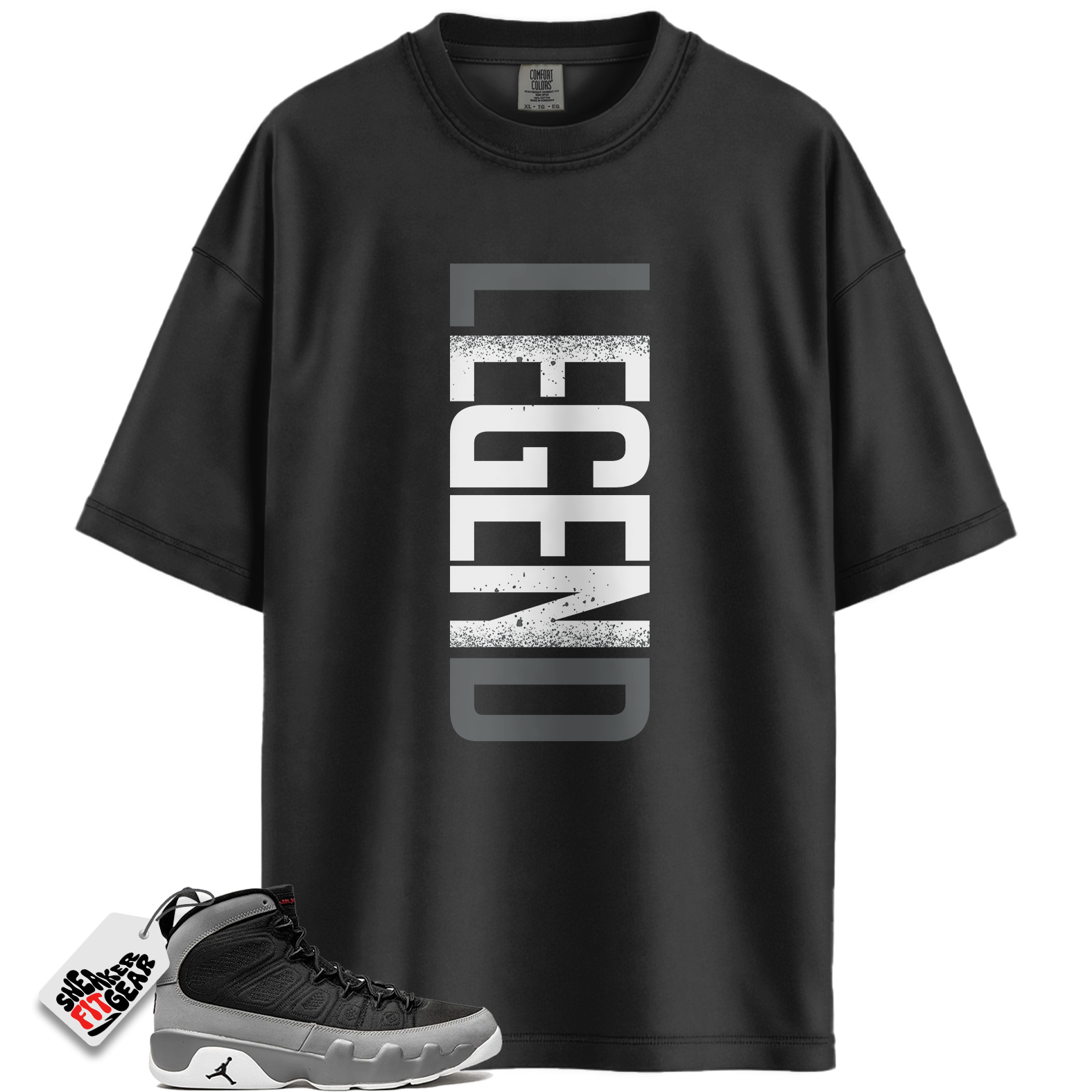 Jordan 9 Retro Particle Grey Match Shirts, LEGEND To Match Jordan 9 Retro Particle Grey