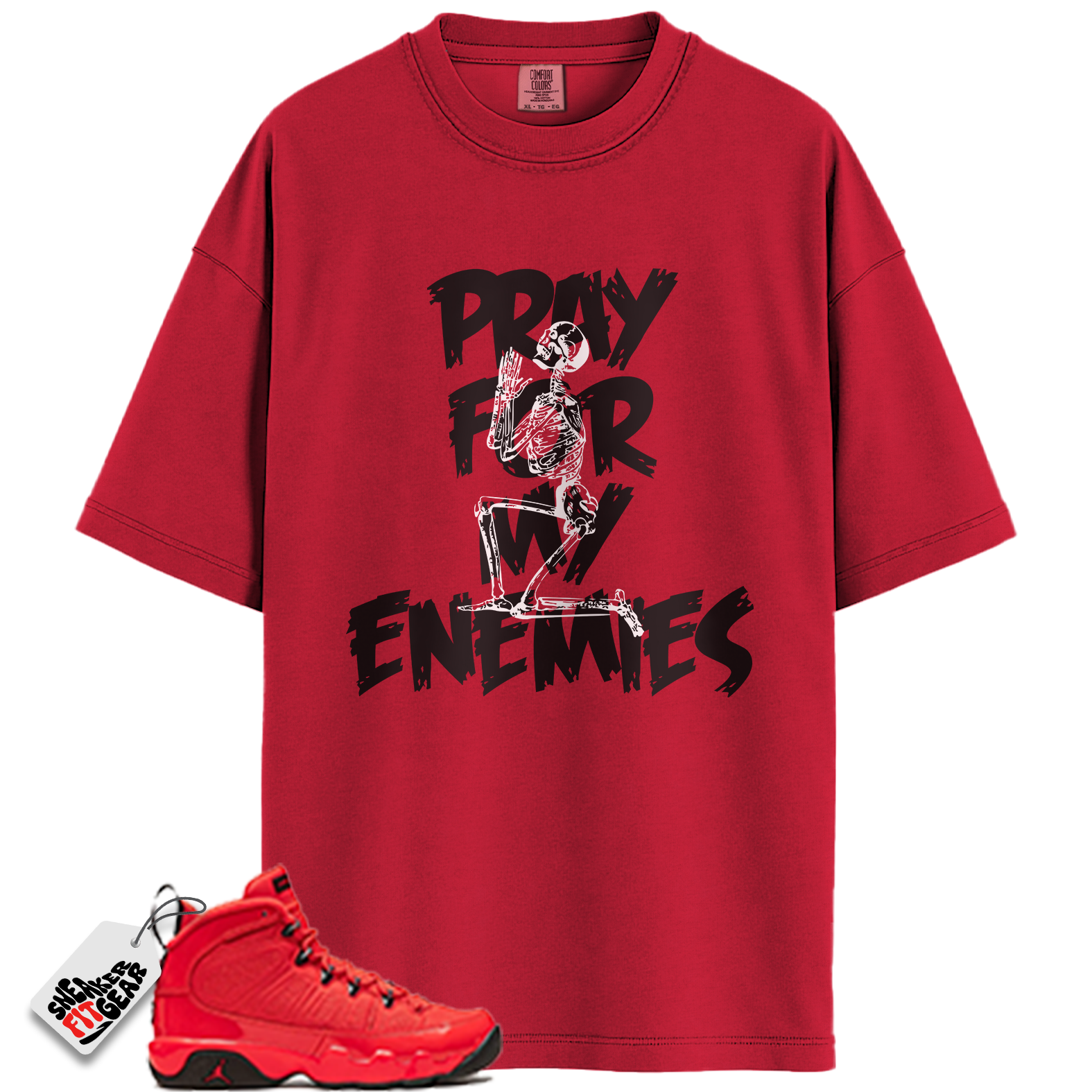 Jordan 9 Retro Chile Red Match Shirts, Enemies Sneaker Shirts To Match Jordan 9 Retro Chile Red Main image