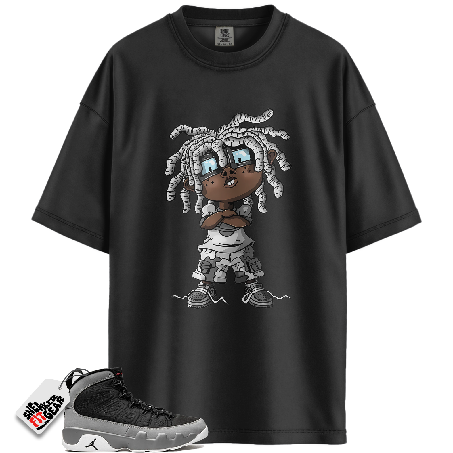Jordan 9 Retro Particle Grey Match Shirts, CHONGO To Match Jordan 9 Retro Particle Grey