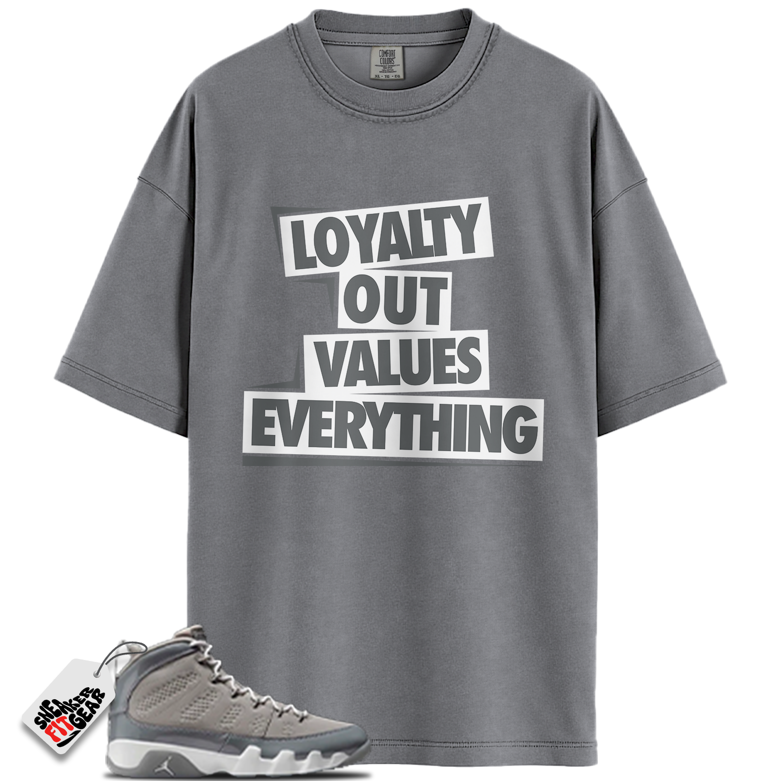 Jordan 9 Retro Cool Grey (2025) Match Shirts, LOVE To Match Jordan 9 Retro Cool Grey (2025)