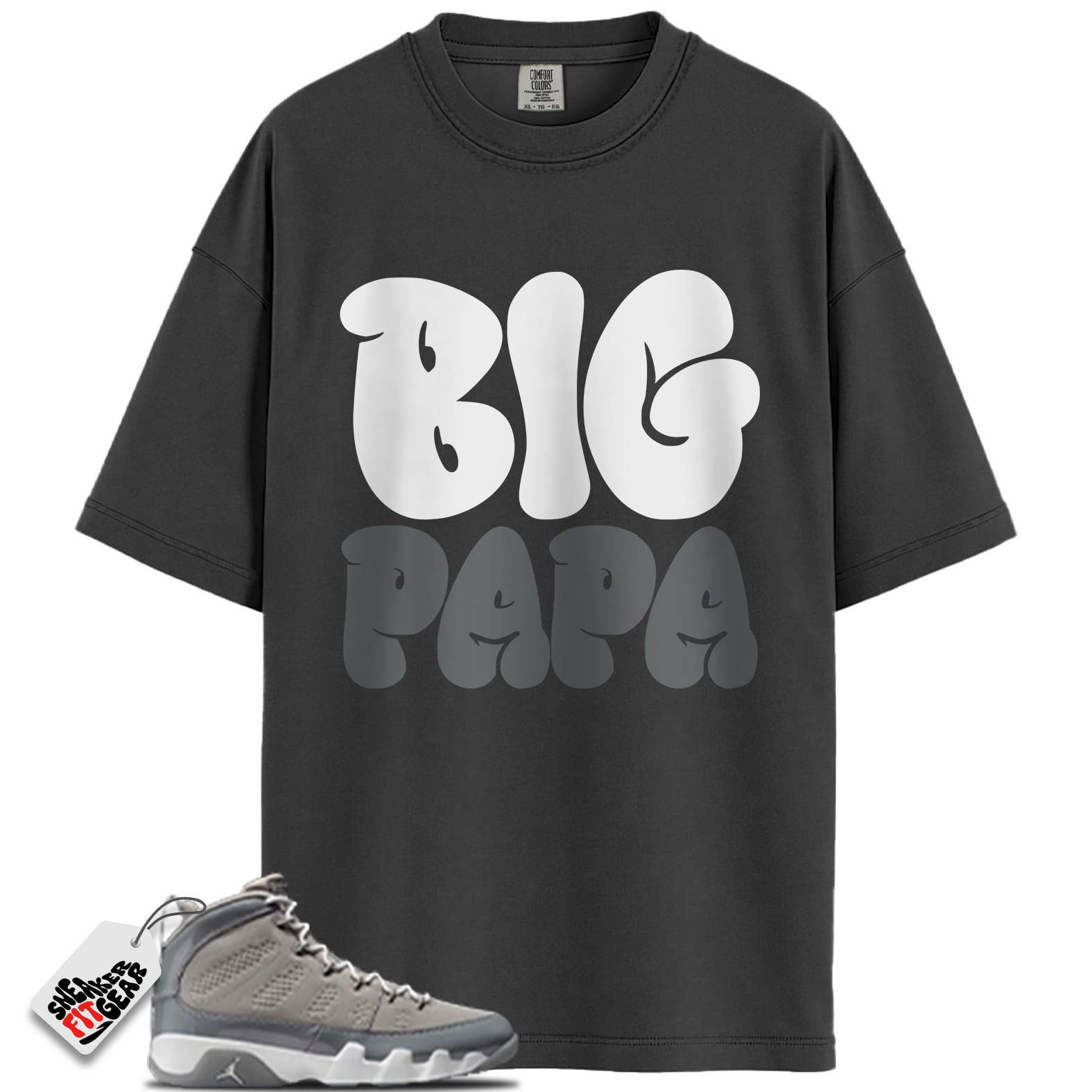Jordan 9 Retro Cool Grey (2025) Match Shirts, PAPA To Match Jordan 9 Retro Cool Grey (2025)