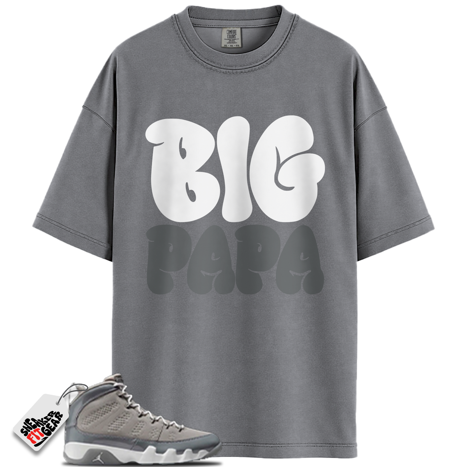 Jordan 9 Retro Cool Grey (2025) Match Shirts, PAPA To Match Jordan 9 Retro Cool Grey (2025)