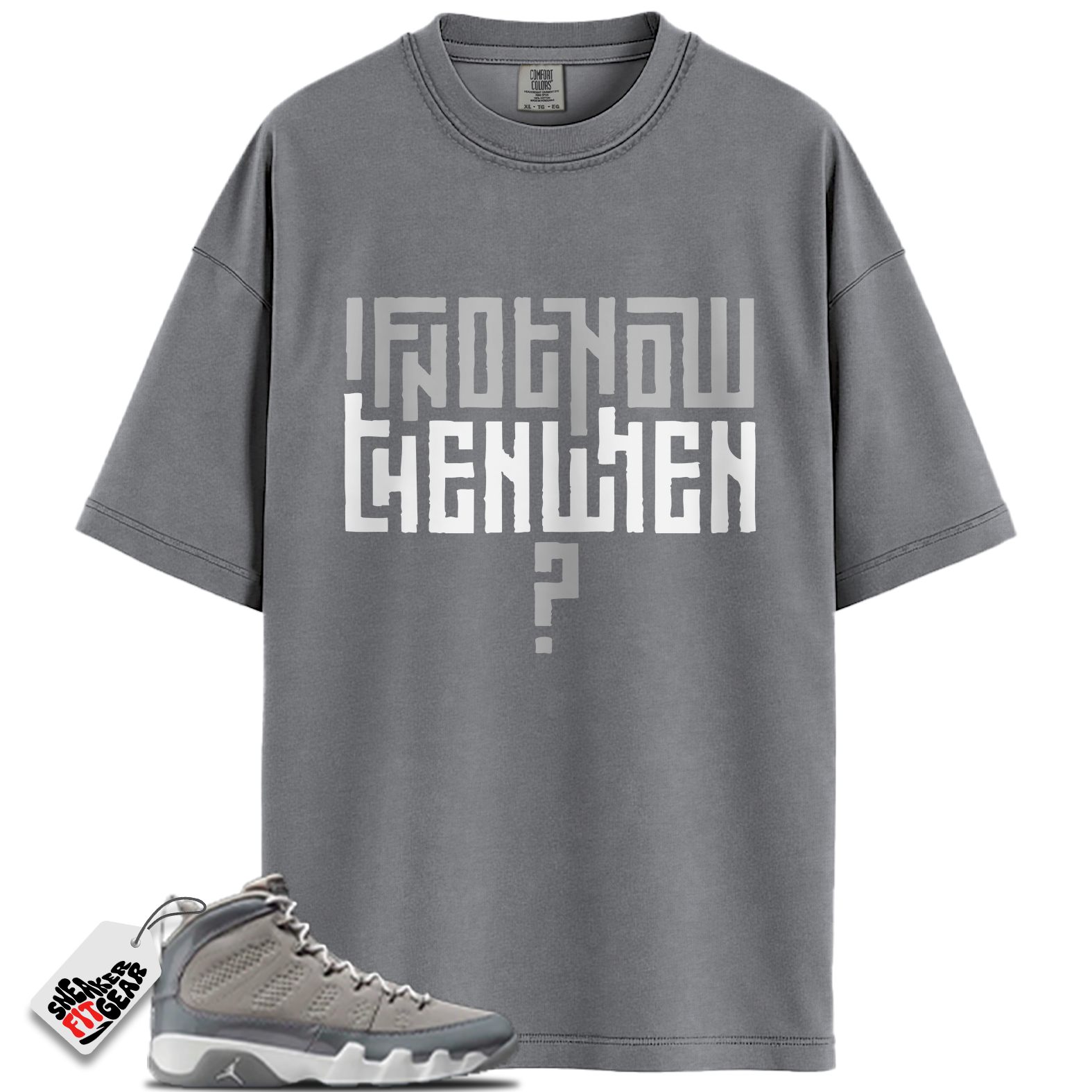 Jordan 9 Retro Cool Grey (2025) Match Shirts, Motivational Graphic Shirt To Match Jordan 9 Retro Cool Grey (2025)