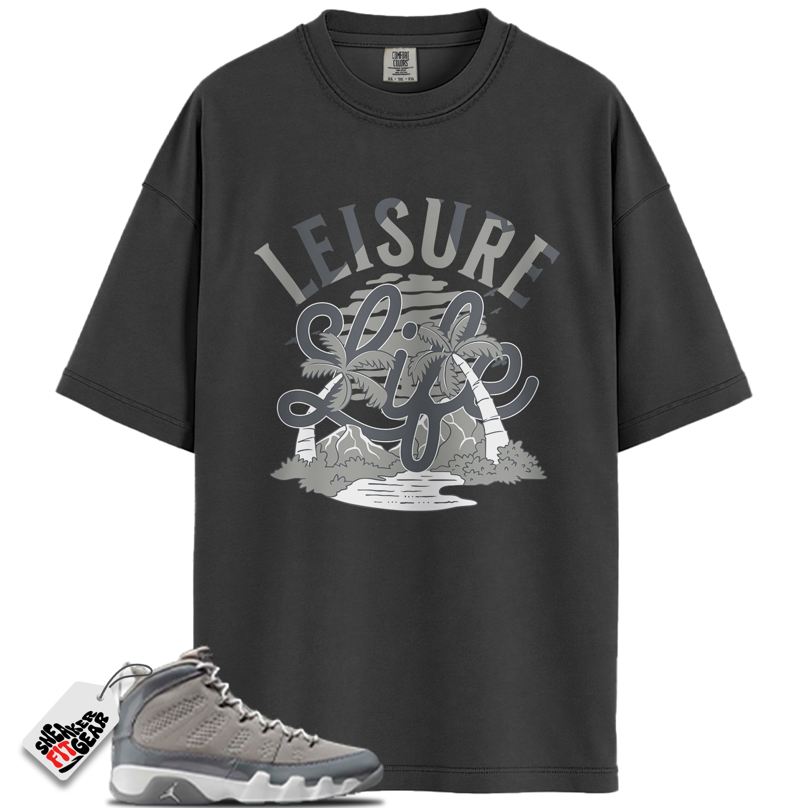 Jordan 9 Retro Cool Grey (2025) Match Shirts, LEISURE Shirt To Match Jordan 9 Retro Cool Grey (2025)