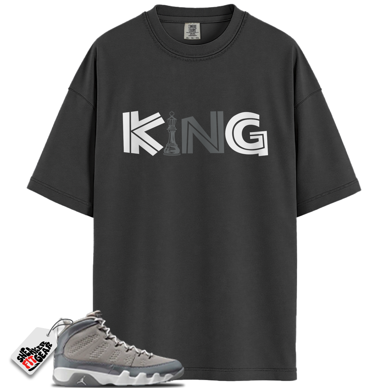 Jordan 9 Retro Cool Grey (2025) Match Shirts, KING To Match Jordan 9 Retro Cool Grey (2025) Main image