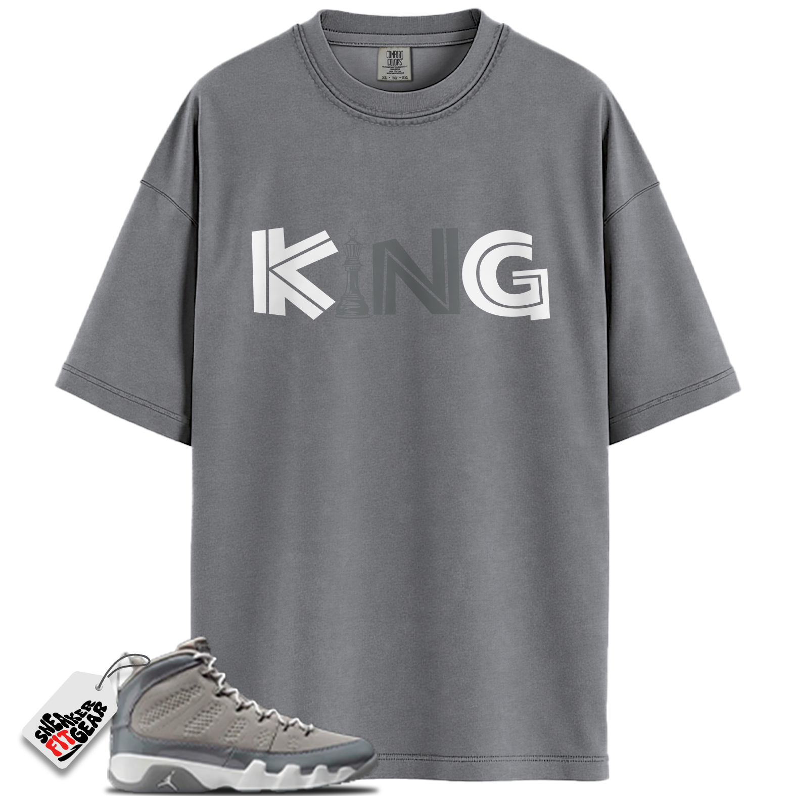 Jordan 9 Retro Cool Grey (2025) Match Shirts, KING To Match Jordan 9 Retro Cool Grey (2025) Main image