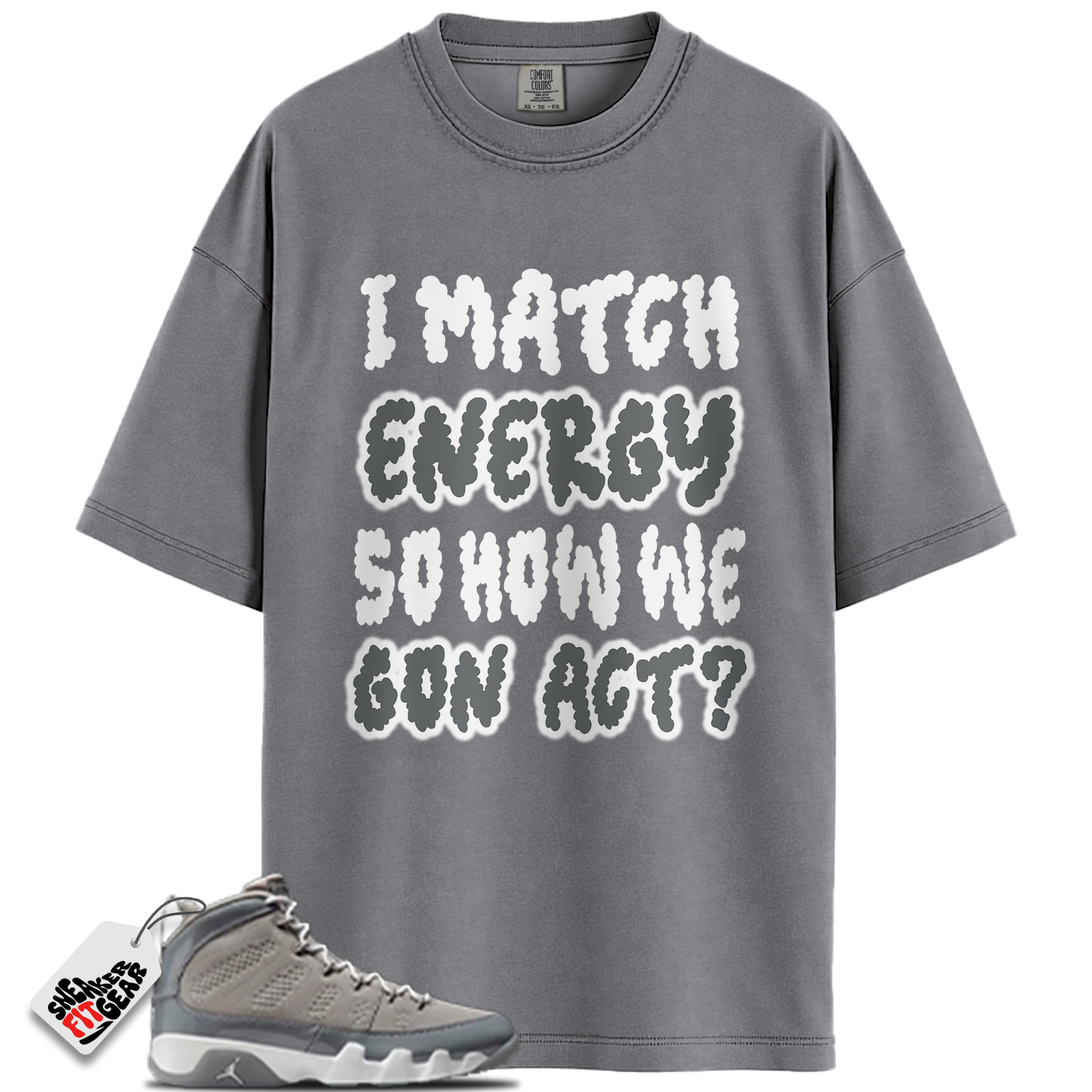Jordan 9 Retro Cool Grey (2025) Match Shirts, MATCH To Match Jordan 9 Retro Cool Grey (2025)