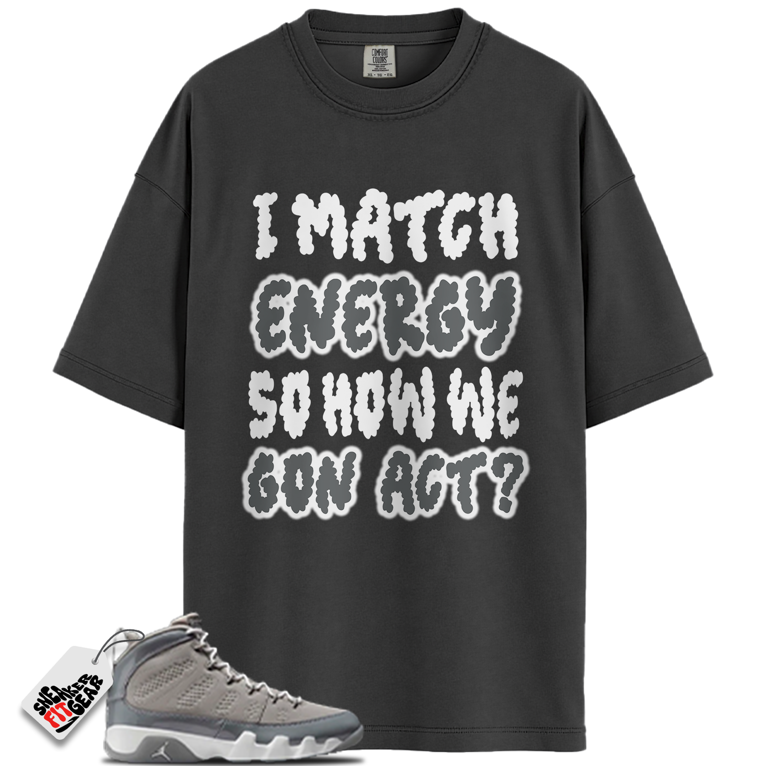 Jordan 9 Retro Cool Grey (2025) Match Shirts, MATCH To Match Jordan 9 Retro Cool Grey (2025)