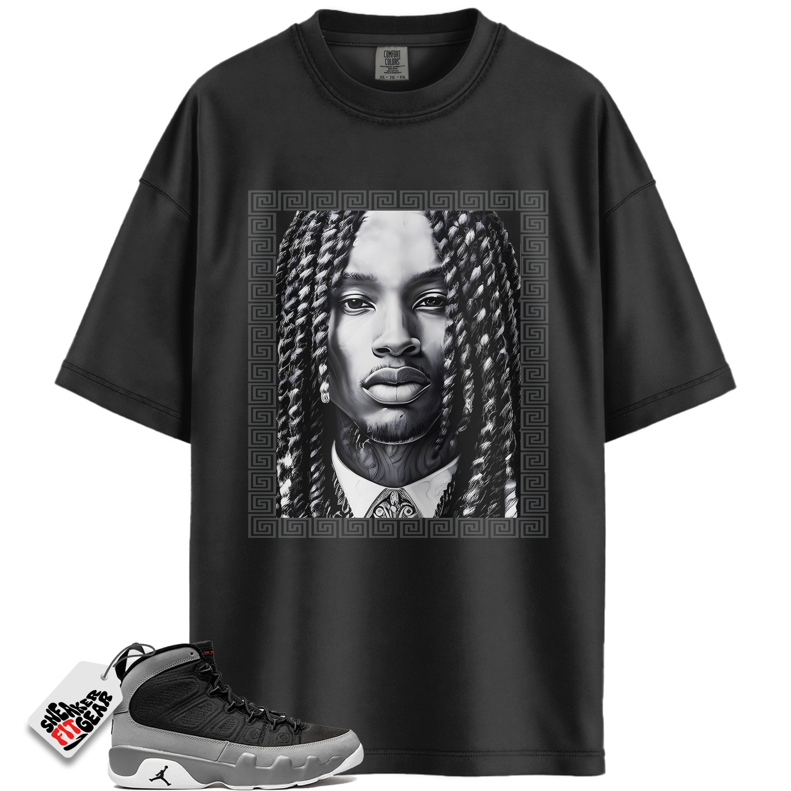 Jordan 9 Retro Particle Grey Match Shirts, VON To Match Jordan 9 Retro Particle Grey