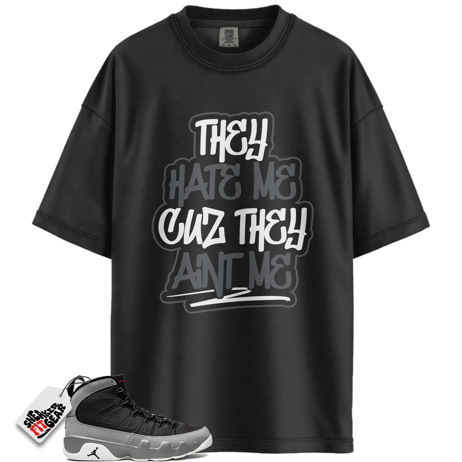 Jordan 9 Retro Particle Grey Match Shirts, AINT To Match Jordan 9 Retro Particle Grey